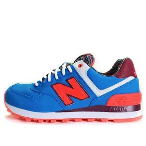 New Balance 574 Series Low Tops Blue Orange