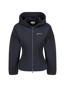 Ganni Women's Sweatshirt With Logo in Blue