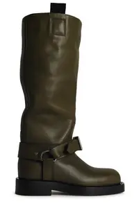 Burberry Green Leather Boots