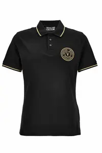 Versace Jeans Couture Polo With Embroidered Logo