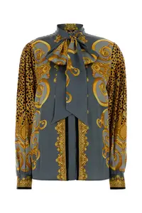 Versace Printed Silk Shirt