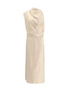 Magda Butrym Satin Long Dress