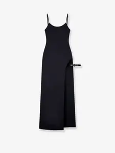 Coperni Garter Cotton Blend Long Dress