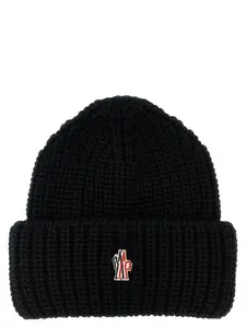 Moncler Grenoble Logo Patch Beanie