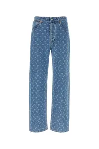 Marine Serre Printed Denim Jeans