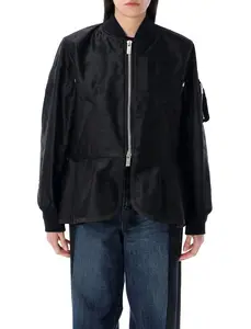 Sacai Quilted Satin Blouson