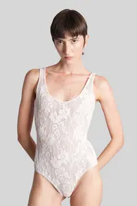 Zimmermann Body in Rose-pink Polyamide