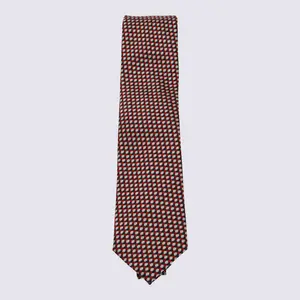 ZEGNA Red Silk Tie