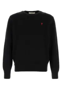 Ami Alexandre Mattiussi Black Wool Sweater