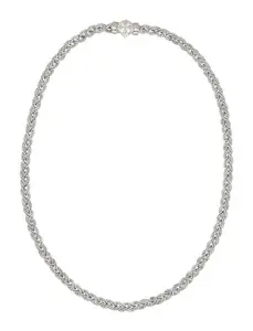 Emanuele Bicocchi Diamond-cut Flat Braided Necklace