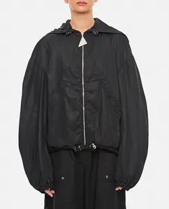 The Attico Hooded Bomber Jacket