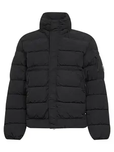 CP COMPANY Black Chrome-R Hooded Down Jacket