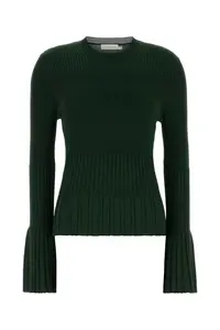 ZIMMERMANN Dark Green Viscose Blend Sweater