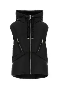 Khrisjoy Black Polyester Blend Down Jacket
