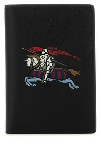 Burberry Black Leather Card Holder