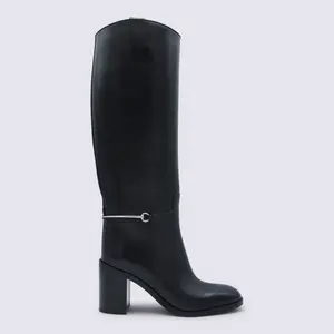 Gucci Black Leather Boots