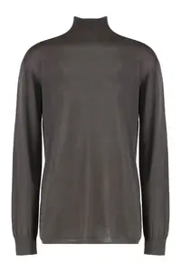 Rick Owens Sweater With Turtleneck In Cotton