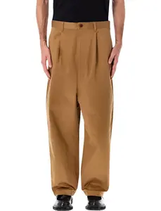 Junya Watanabe Wide-leg Cotton Trousers