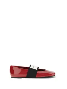 Givenchy Pink Leather Squared Ballerinas