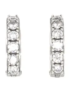 Emanuele Bicocchi Crystal Hoop Earrings