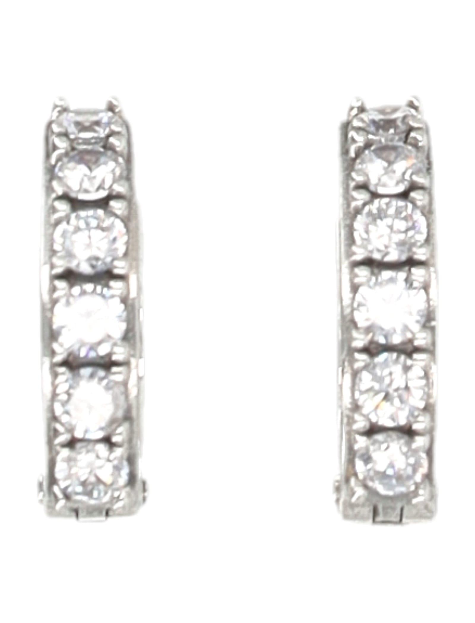 Emanuele Bicocchi Crystal Hoop Earrings