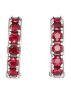 Emanuele Bicocchi Crystal Hoop Earrings