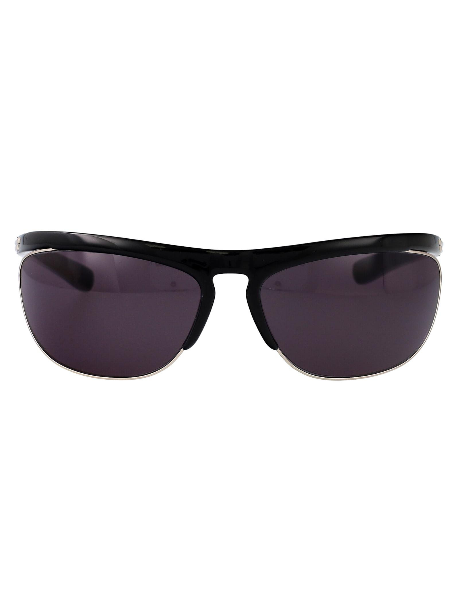 Bottega Veneta Eyewear Bottega Veneta Injectate Black Sunglasses