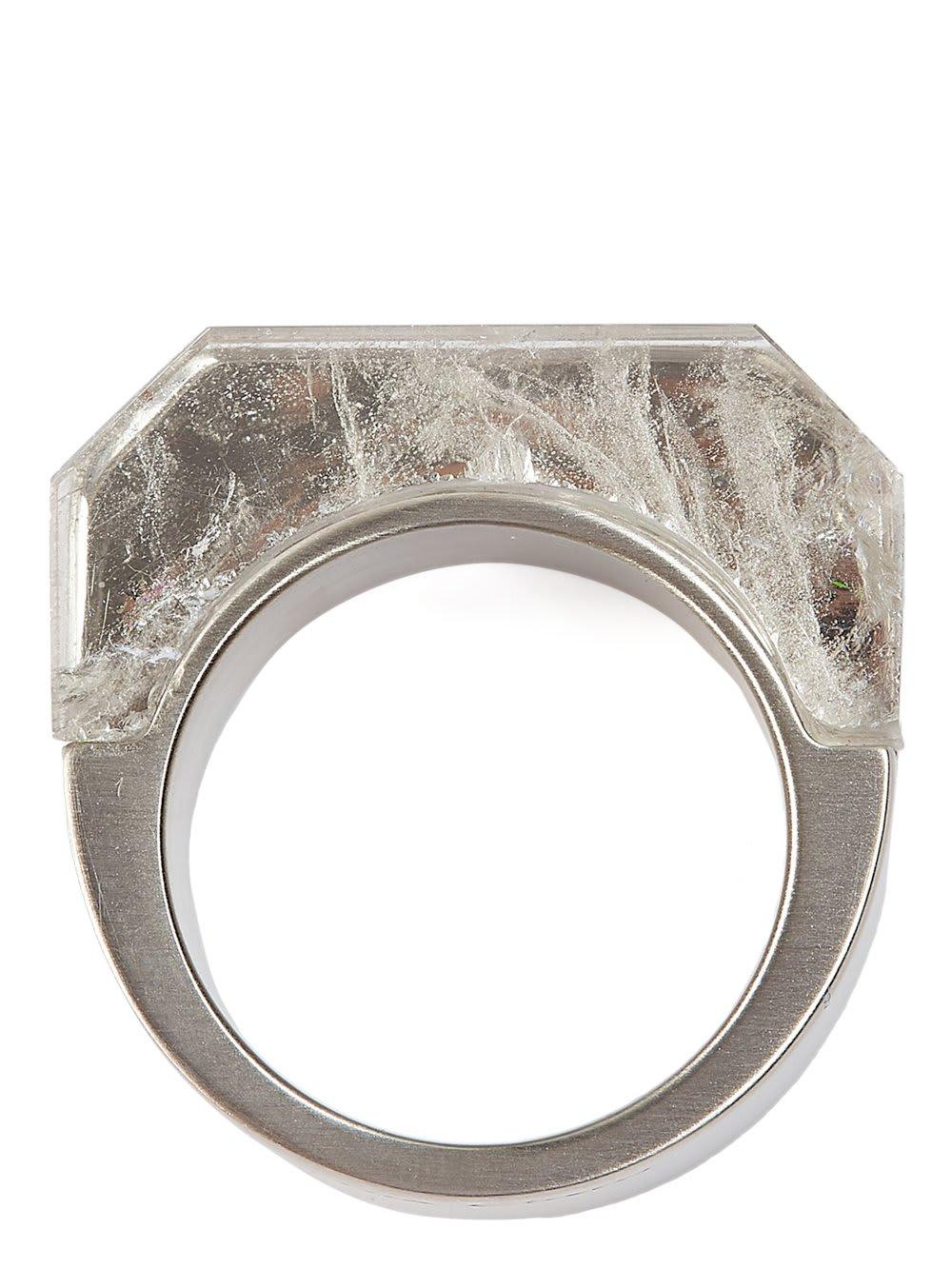 Rick Owens Double Crystal Hollywood Ring