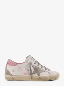 GOLDEN GOOSE DELUXE BRAND Super Star Leather Sneakers with Side Logo