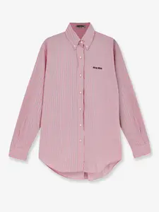 Miu Miu Striped Cotton Shirt