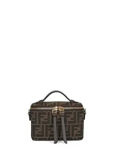 Fendi Vanity Crossbody Bag in FF Jacquard Fabric