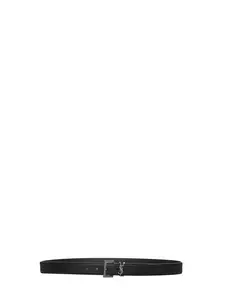 SAINT LAURENT YSL Logo Leather Belt