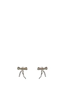 MARNI Silver Bow Stud Earrings