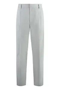 Bottega Veneta Cotton-Silk Trousers