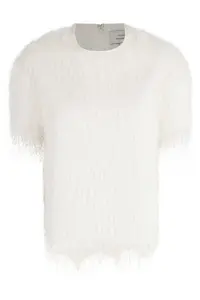 Loulou Studio Zaro Short Sleeve Top