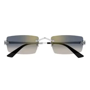 Cartier Eyewear Ct0598s002 Silver Silver Grey