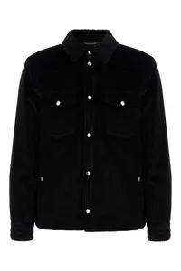 Dolce & Gabbana Black Corduroy Jacket
