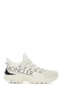 Moncler White Tech Fabric Trailgrip Lite 2 Sneakers