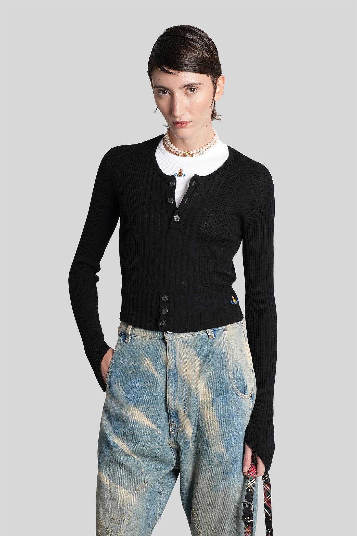Vivienne Westwood Tegan Knitwear In Black Cotton