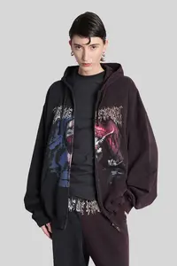 VETEMENTS Sweatshirt in Black Cotton