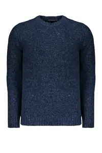 Moorer Elegant Dark Blue Sweater