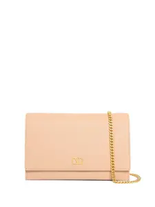 Valentino Garavani Vlogo Signature Leather Wallet On Chain