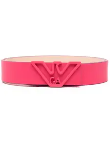 Emporio Armani Logo Leather Belt