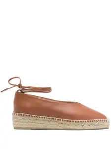 Castañer Castañer Gea Leather Espadrilles