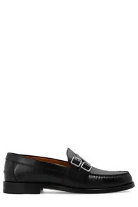 Gucci Leather Loafers with Buckle Detail