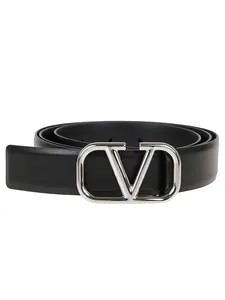 Valentino Garavani Buckle Belt Vlogo Signature