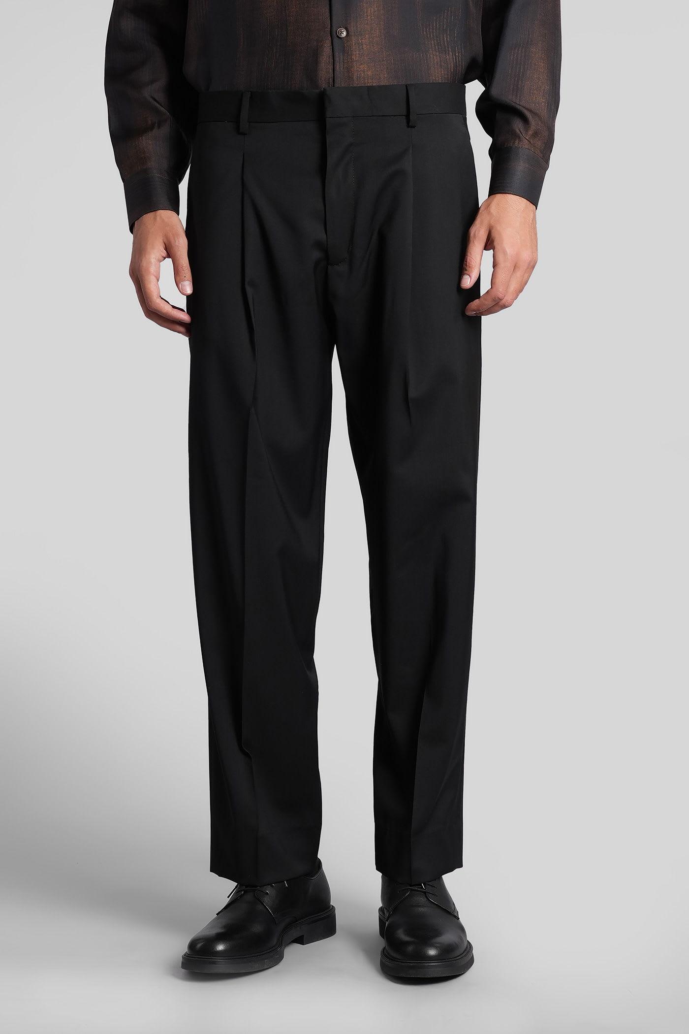 costumein Vincent Pants in Black Wool