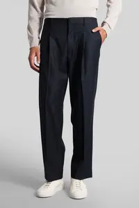 costumein Vincent Pants in Blue Wool
