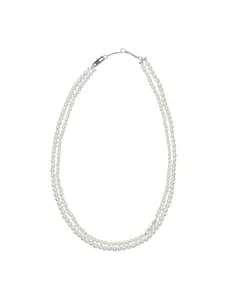 Celine Double Necklace With Glass Beads