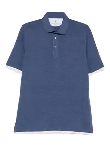 Brunello Cucinelli Silk And Cotton Polo Shirt